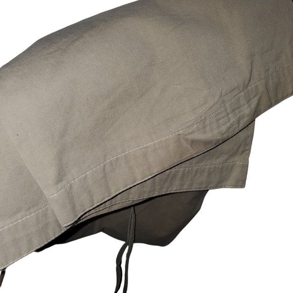 Retro Y2K Guess Jeans Cargo Pants Womens 32 Khaki Flare-Leg Baggy Drawstring - Picture 5 of 10